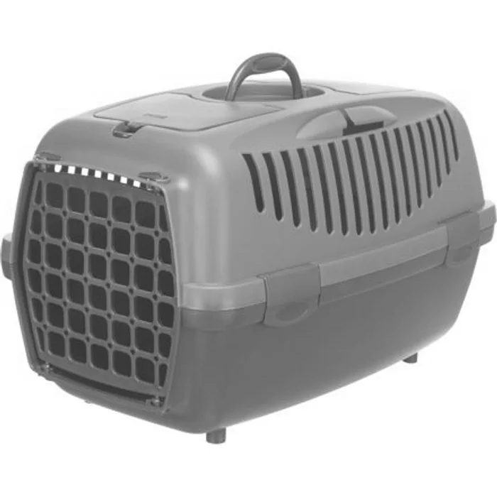 Hauptproduktbild Transportní box CAPRI II, XS-S: 37x34x55cm (max. 8kg) - tmavě šedá / petrolejová