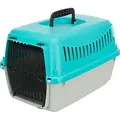 Transportbox CAPRI XXS: 26 x 25 x 39cm, max. bis 4 kg - türkis/hellgrau