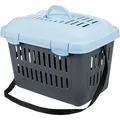 Transportbox MIDI CAPRI 44x33x32cm max. bis 5kg TRIXIE, - blau/grau