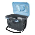 Transportbox MIDI CAPRI 44x33x32cm max. bis 5kg TRIXIE, - blau/grau