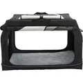 Transportbox aus Nylon Vario M 76x48x51 cm schwarz-grau