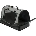 Weiteres Produktbild Transportsackbett HOLLY 50x30x30 cm Nylon, schwarz/grau (max. 15kg)