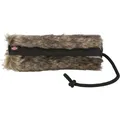 Trainingspfote - Fell, Plüsch/Polyester 6 x 20 cm, Kaninchenfellimitat schwarz