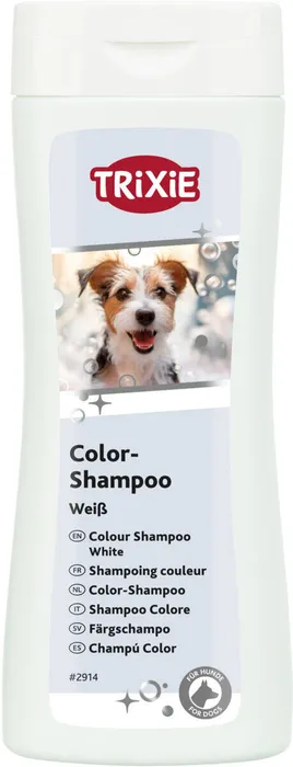 Hauptproduktbild TRIXIE Color šampon - bílý 250 ml - pro světlé a bílosrsté psy
