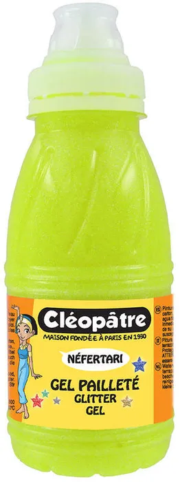 Hauptproduktbild Třpytivý gel 250 ml NEON Žlutá, CLEOPATRE