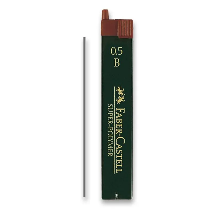 Hauptproduktbild Grafitové tuhy Superpolymer 0.5mm B Faber Castell 120501