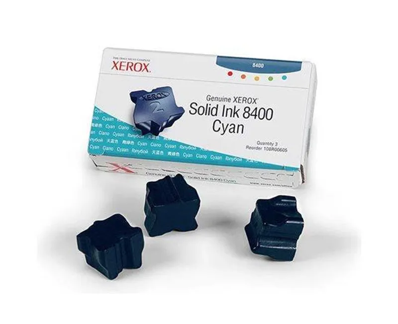 Hauptproduktbild Tuhý inkoust pro "Phaser 8400" tiskárnu, XEROX Cyan, 3,4 tis.stran