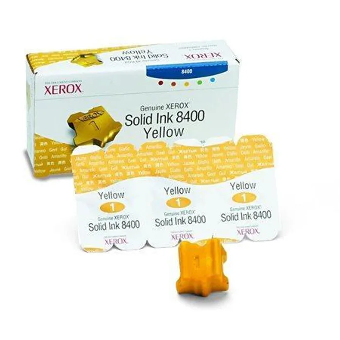 Hauptproduktbild Tuhý inkoust pro "Phaser 8400" tiskárnu, XEROX Žlutá, 3,4 tis.stran