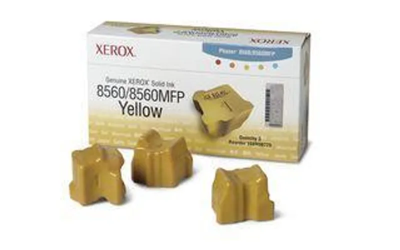 Hauptproduktbild Tuhý inkoust pro "Phaser 8560" tiskárnu, XEROX Žlutá, 3 tis.stran