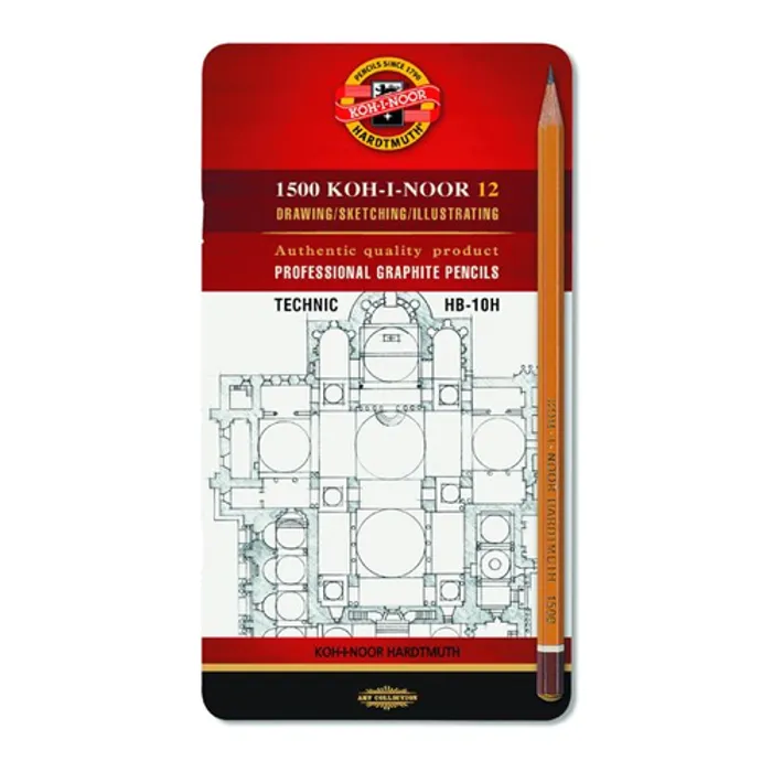Hauptproduktbild Tužka grafitová 1502/I - TECHNIC sada HB - 10H