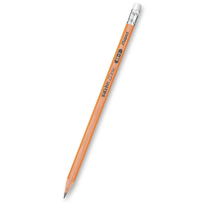 Hauptproduktbild Tužka Maped Black´Peps s pryží - tvrdost HB, 3 ks