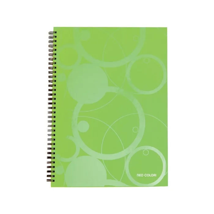 Hauptproduktbild Twin wire blok A4 lamino NEO COLORI zelená