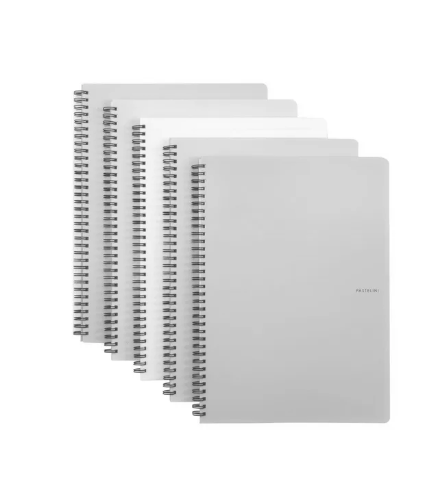 Hauptproduktbild Twin wire blok A4 PP PASTELINI assort