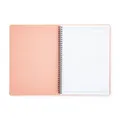 Weiteres Produktbild Zwillingsdrahtblock A4 PP PASTELINI apricot