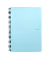 Weiteres Produktbild Doppeldrahtblock A4 PP PASTELINI blau