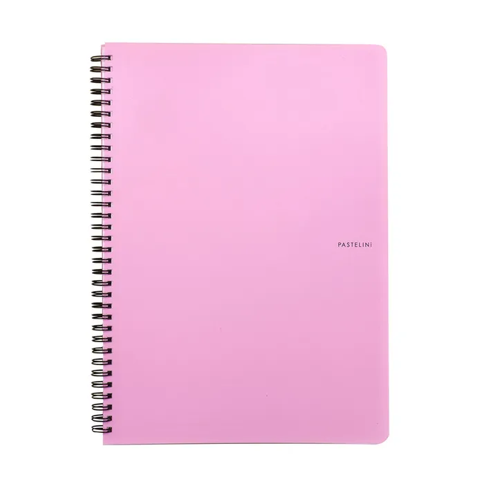 Hauptproduktbild Twin wire blok A4 PP PASTELINI růžová