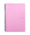 Weiteres Produktbild Zwillingsdrahtblock A4 PP PASTELINI rosa