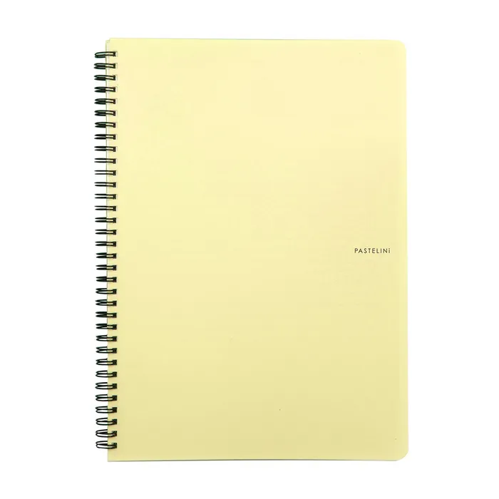 Hauptproduktbild Twin wire blok A4 PP PASTELINI žlutá