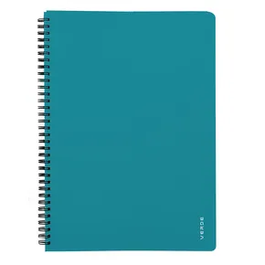 Doppeldrahtblock A4 PP VERDE milano