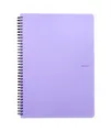 Weiteres Produktbild Doppeldrahtblock A5 PP PASTELINI lila