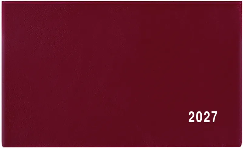 Hauptproduktbild Týdenní diář - Cyril - PVC - bordó