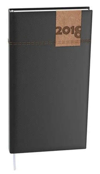 Hauptproduktbild Týdenní diář "Igor", denim, kapesní, černá (CZ/SK), BALOUŠEK
