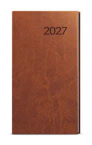 Wochenplaner - Jakub - Vivella - Taschenformat - braun