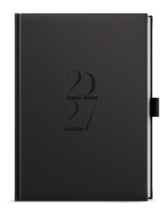 Hauptproduktbild Týdenní diář - Oskar - Deny - A5 - černá