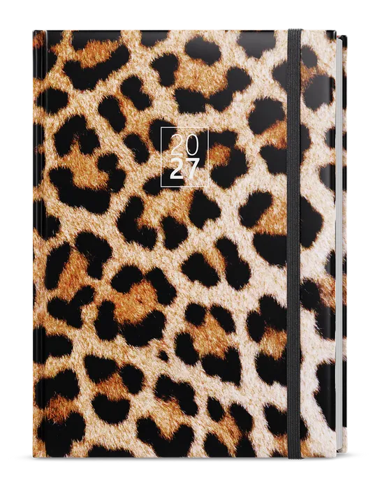 Hauptproduktbild Týdenní diář - Oskar - Lamino - A5 - Leopard