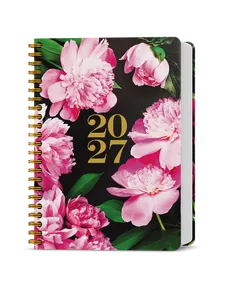 Wöchentlicher Terminkalender - Oskar - Twin - Pfingstrosen