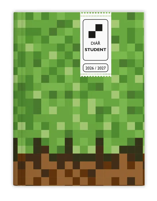 Hauptproduktbild Týdenní diář - Student - V8 - lamino - kapesní - Kostky