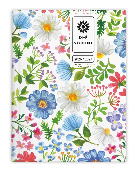 Hauptproduktbild Týdenní diář - Student - V8 - lamino - kapesní - Louka