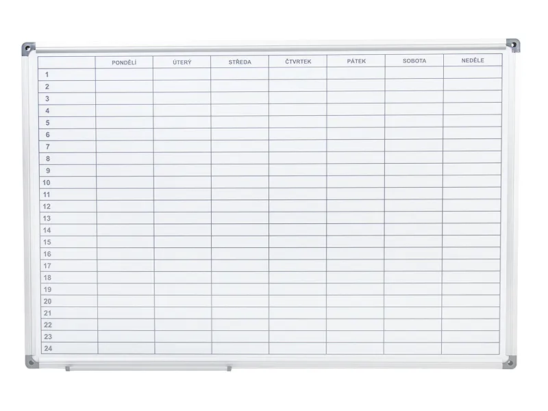 Hauptproduktbild Týdenní plánovací tabule ARTA 90x60 cm