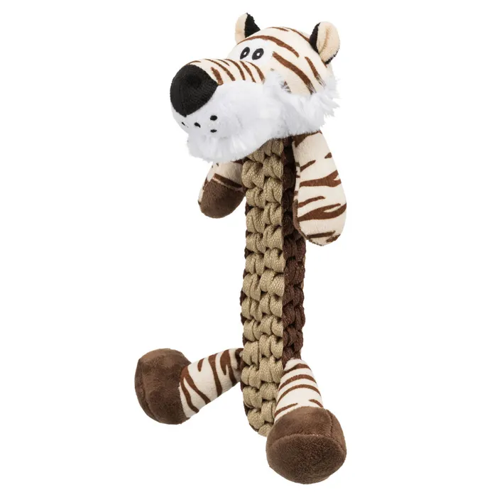 Hauptproduktbild Tygr s opleteným tělem, robustní hračka se zvukem, 32 cm