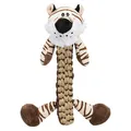 Weiteres Produktbild Tiger mit geflochtenem Körper, robustes Spielzeug mit Sound, 32 cm