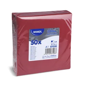 Serviette DekoStar bordeaux 38 x 38 cm [50 St.]