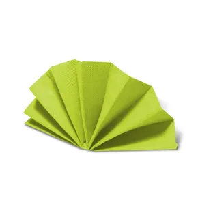 Serviette DekoStar gelbgrün 38 x 38 cm [50 St.]