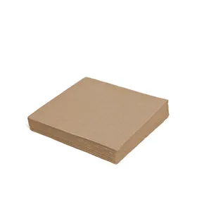 Serviette (PAP FSC Mix) 2-lagig natur braun 24 x 24 cm [250 St.]