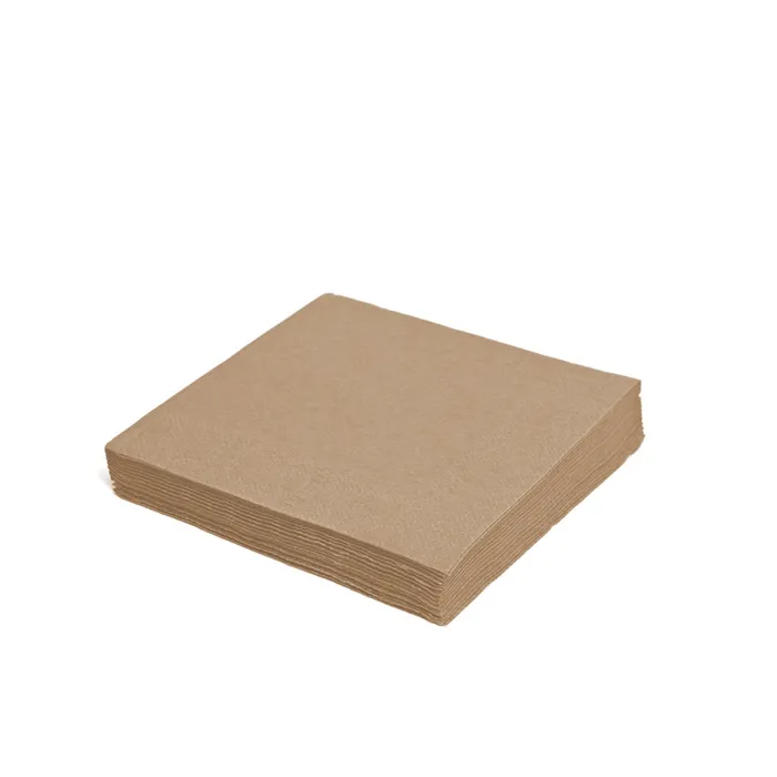 Hauptproduktbild Ubrousek (PAP FSC Mix) 2vrstvý přírodní hnědý 33 x 33 cm [250 ks]