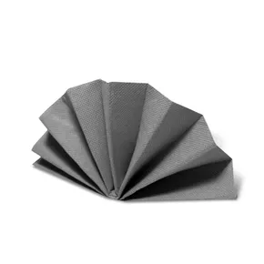 Serviette (PAP FSC Mix) DekoStar grau 38 x 38 cm [50 St.]