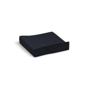 Serviette PREMIUM schwarz 20 x 20 cm im Spenderkarton [100 St.]