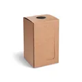 Serviette PREMIUM schwarz 20 x 20 cm im Spenderkarton [100 St.]