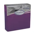 Serviette PREMIUM dunkelviolett 40 x 40 cm [50 St.]
