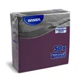 Serviette PREMIUM dunkelviolett 40 x 40 cm [50 St.]