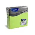 Weiteres Produktbild Serviette (PAP FSC Mix) 1-lagig gelbgrün 33 x 33 cm [100 St.]