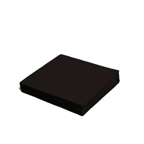 Serviette (PAP FSC Mix) 2-lagig schwarz 33 x 33 cm [250 St.]