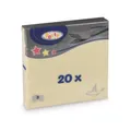 Weiteres Produktbild Serviette 3-lagig champagner 33 x 33 cm [20 St.]