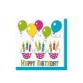 Ubrousky 3-vrstvé, 33 x 33 cm HAPPY BIRTHDAY [20 ks]