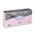 Serviette 3-lagig rosa 33 x 33 cm [250 St.]