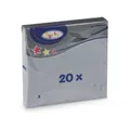 Weiteres Produktbild Serviette (PAP FSC Mix) 3-lagig grau 33 x 33 cm [20 St.]